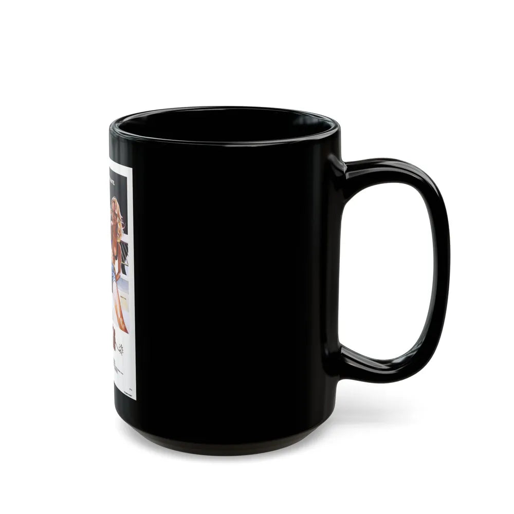 DYNAMITE WOMEN 1976 Movie Poster - Black Coffee Mug-Go Mug Yourself