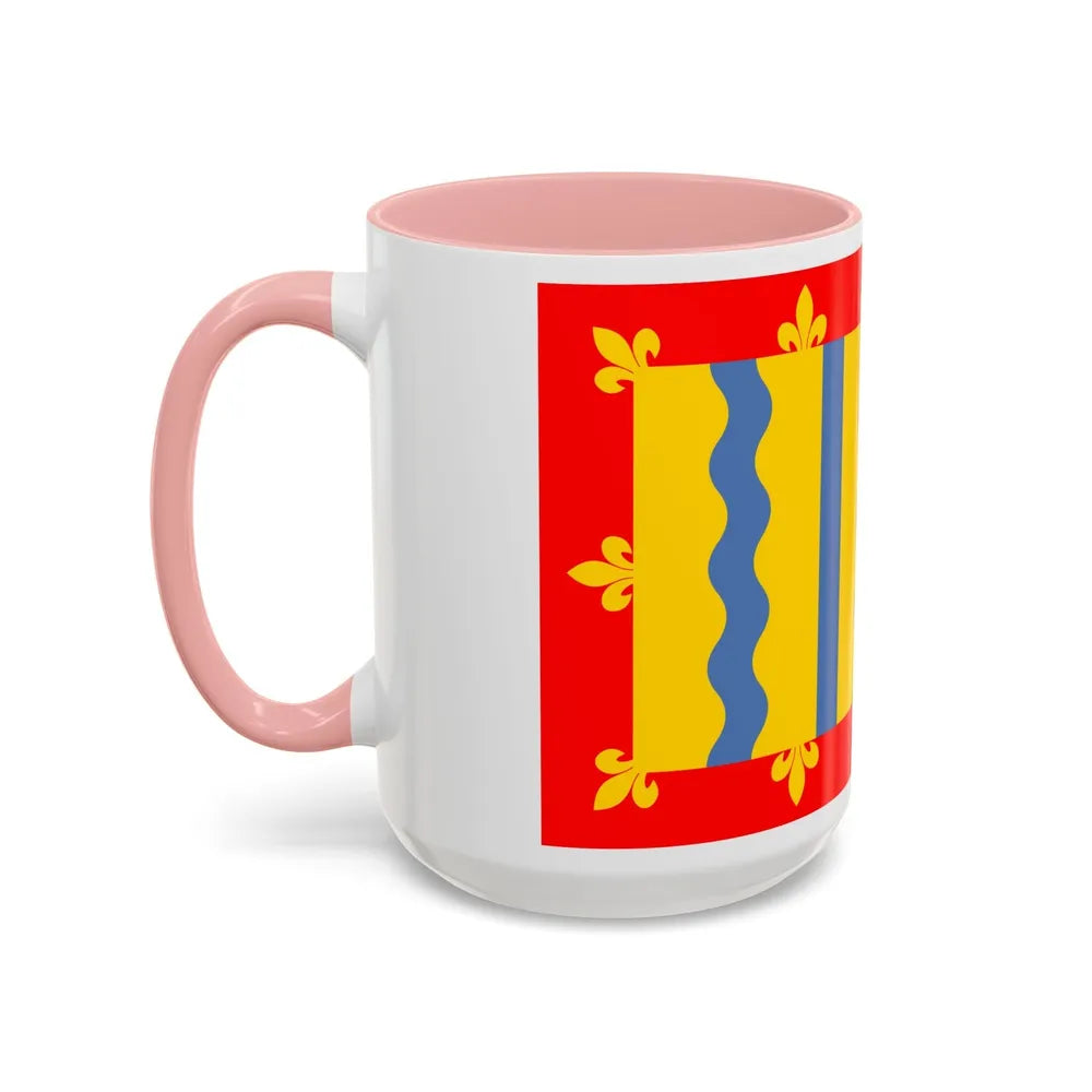 Flag of Cambridgeshire UK - Accent Coffee Mug-Go Mug Yourself