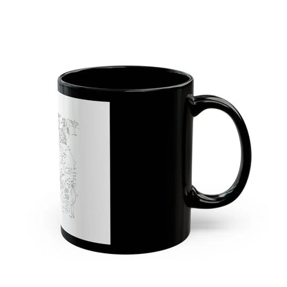 Erotic Connect-the-Dots Illustration - Black Coffee Mug-Go Mug Yourself