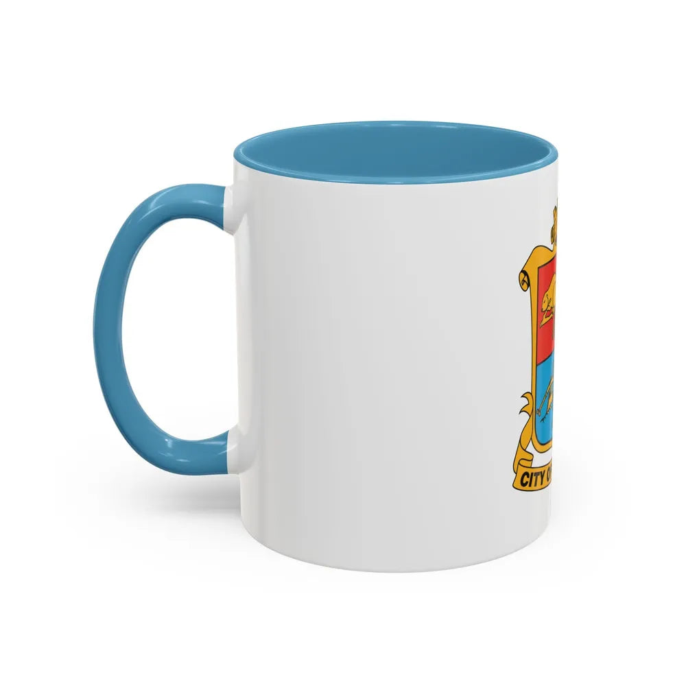 Flag of Brampton Canada - Accent Coffee Mug-Go Mug Yourself