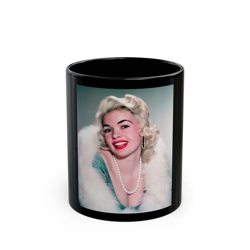 Jayne Mansfield #267 (Vintage Female Icon) Black Coffee Mug-11oz-Go Mug Yourself