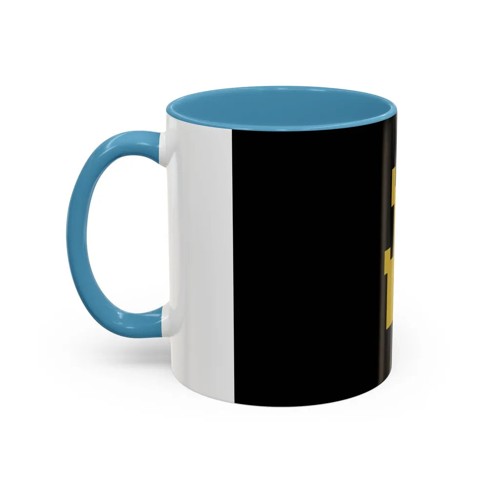 Flag of Finnmark Norway - Accent Coffee Mug-Go Mug Yourself