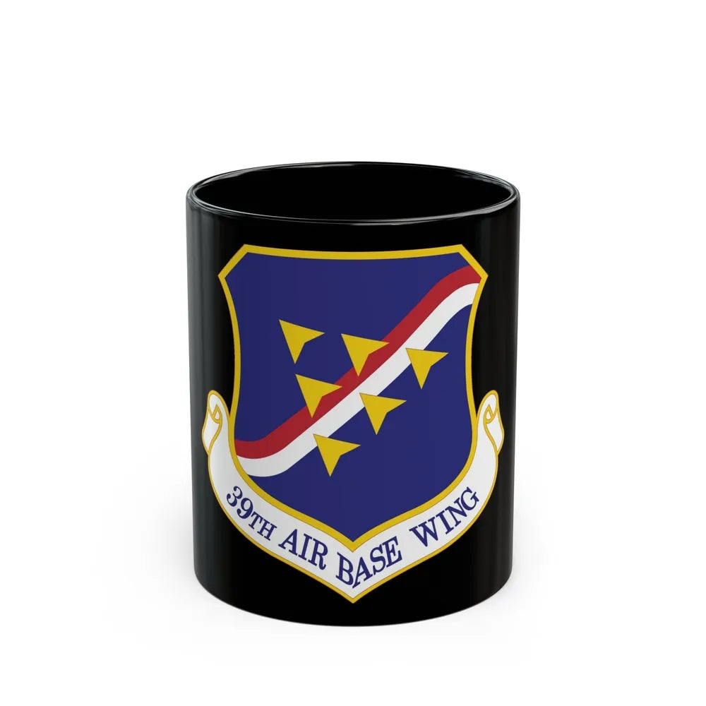 39th Air Base Wing (U.S. Air Force) Black Coffee Mug-11oz-Go Mug Yourself