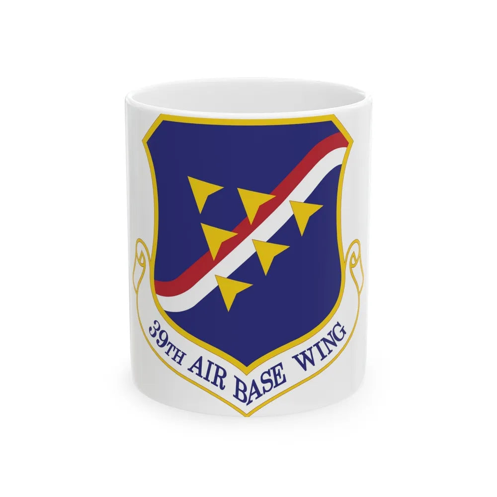 39th Air Base Wing (U.S. Air Force) White Coffee Mug-11oz-Go Mug Yourself