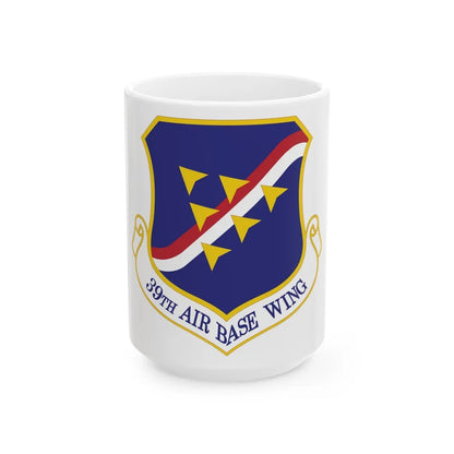 39th Air Base Wing (U.S. Air Force) White Coffee Mug-15oz-Go Mug Yourself