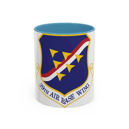 39th Air Base Wing (U.S. Air Force) Accent Coffee Mug 11oz Light Blue - Go Mug Yourself