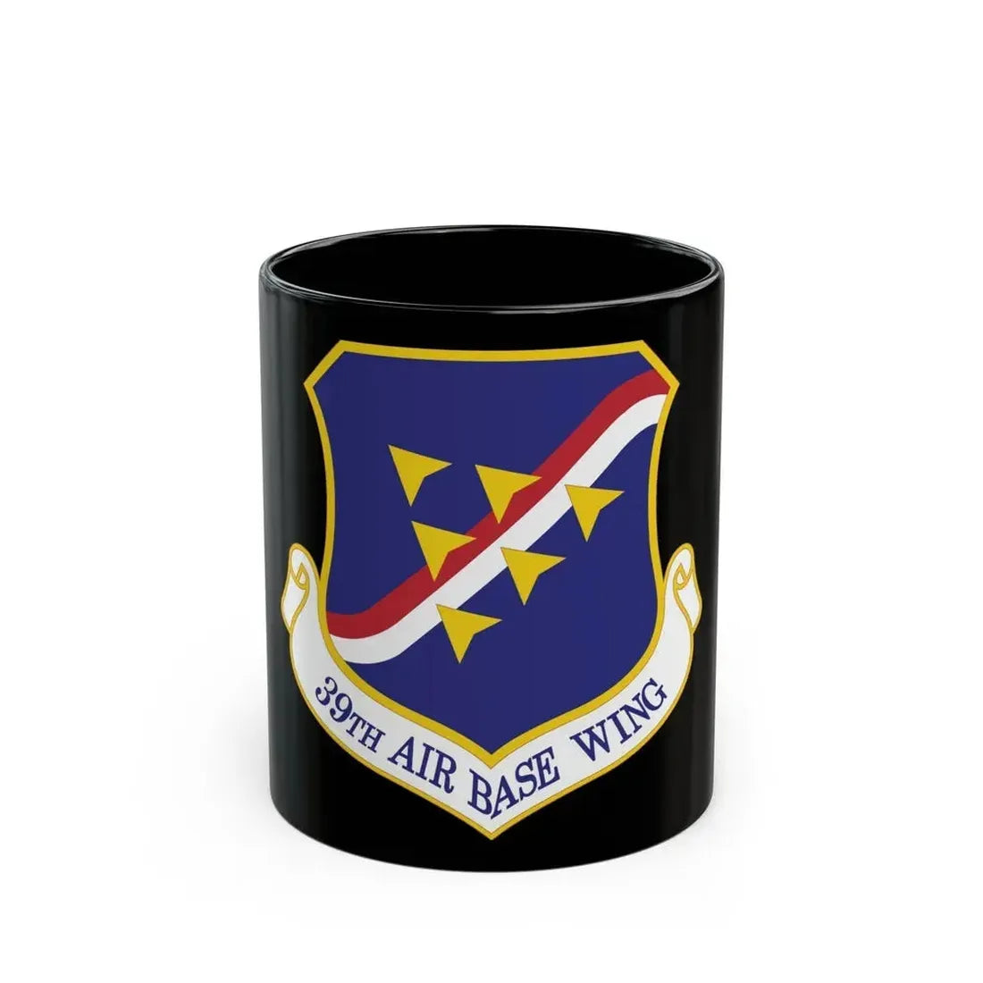 39th Air Base Wing (U.S. Air Force) Black Coffee Mug 11oz - Go Mug Yourself
