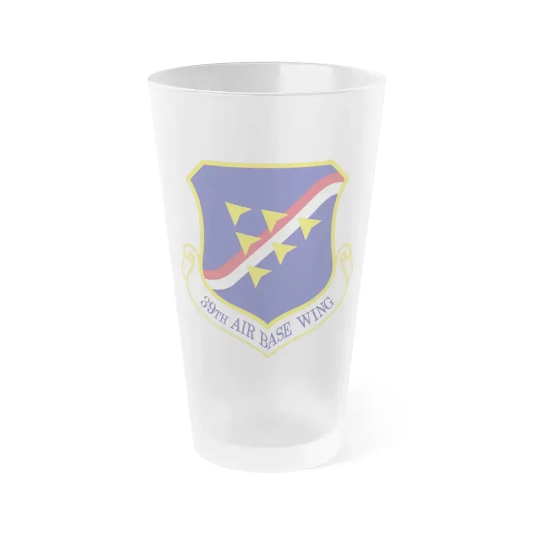 39th Air Base Wing (U.S. Air Force) Frosted Pint Glass 16oz Default Title - Go Mug Yourself