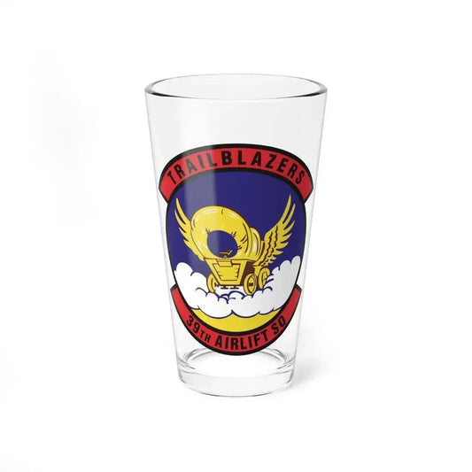 39th Airlift Squadron (U.S. Air Force) Pint Glass 16oz 16oz - Go Mug Yourself