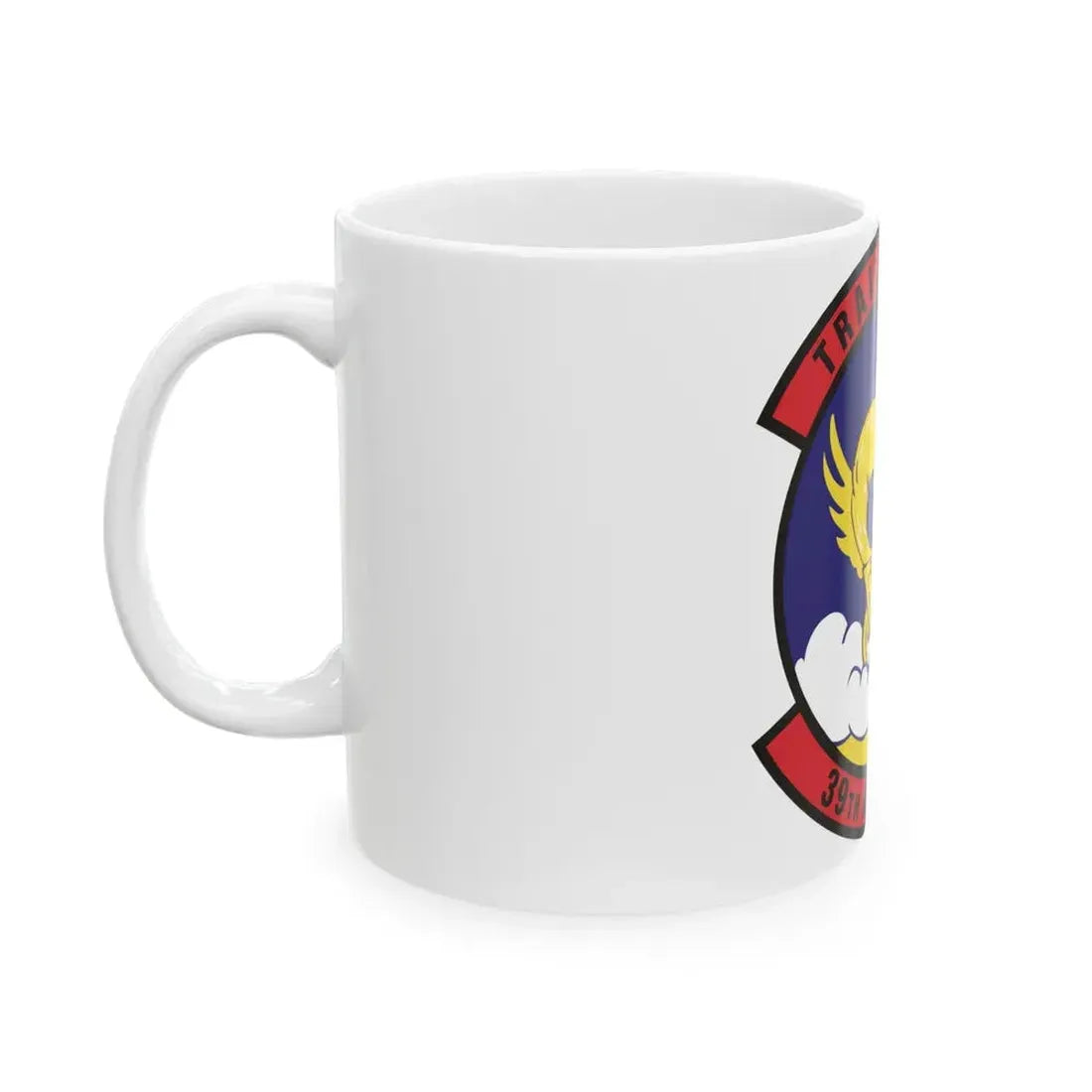 39th Airlift Squadron (U.S. Air Force) White Coffee Mug - Go Mug Yourself