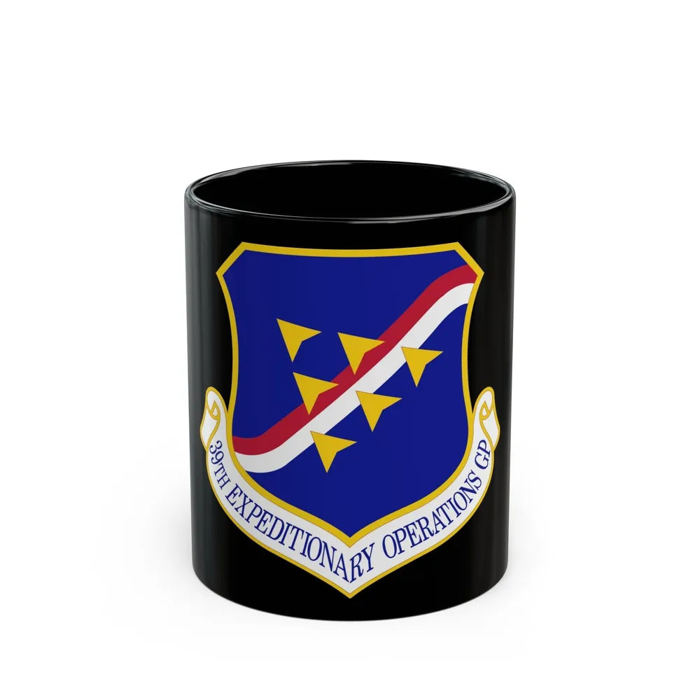 39th Expeditionary Operations Group (U.S. Air Force) Black Coffee Mug-11oz-Go Mug Yourself