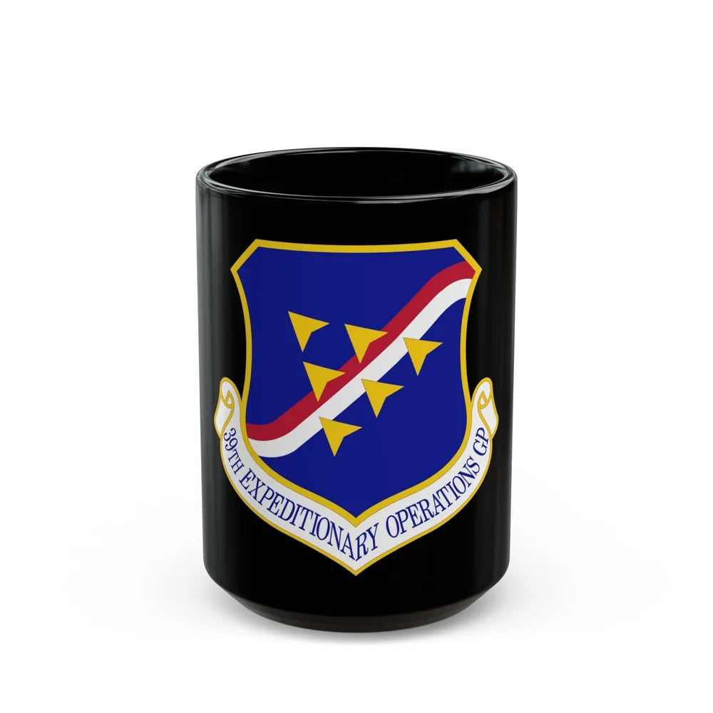 39th Expeditionary Operations Group (U.S. Air Force) Black Coffee Mug-15oz-Go Mug Yourself