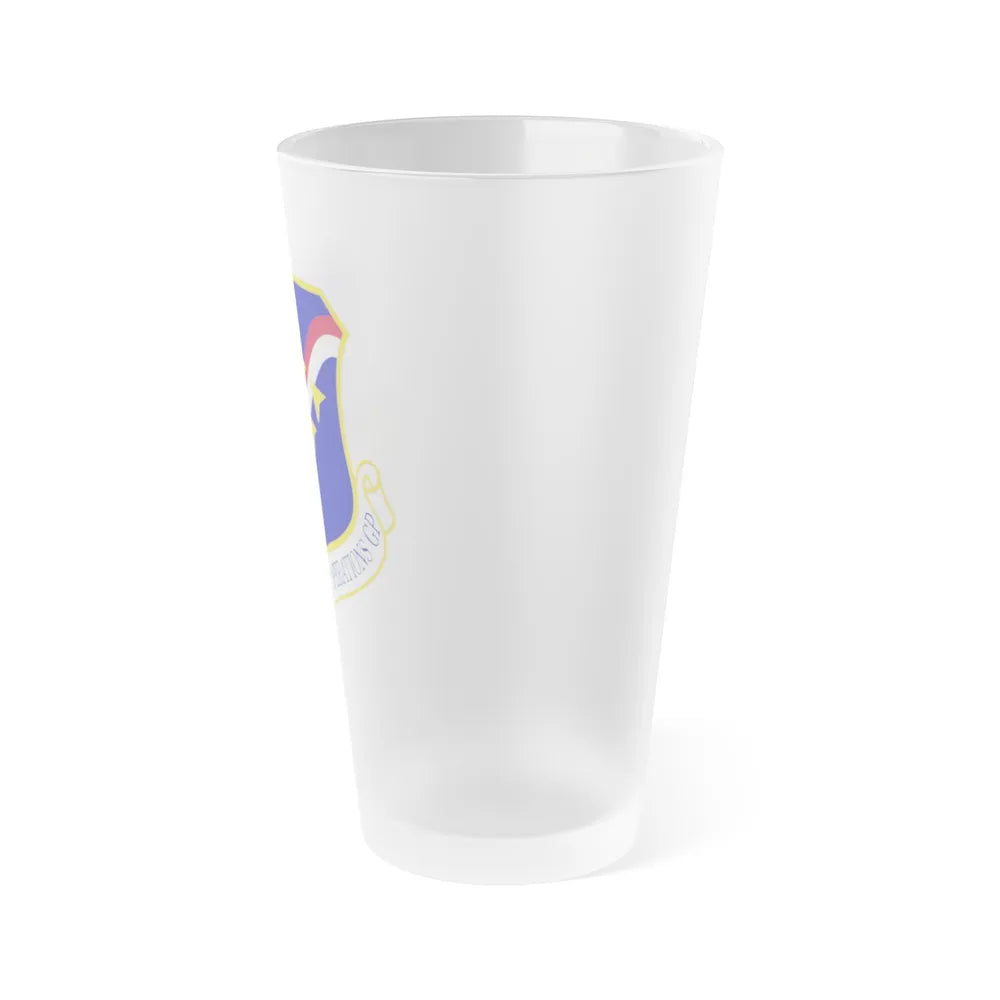 39th Expeditionary Operations Group (U.S. Air Force) Frosted Pint Glass 16oz-Go Mug Yourself