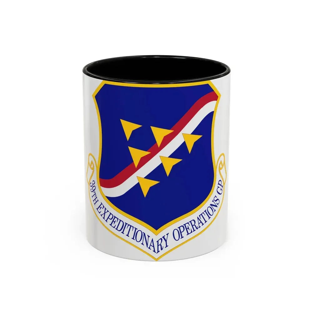 39th Expeditionary Operations Group (U.S. Air Force) Accent Coffee Mug 11oz Black - Go Mug Yourself
