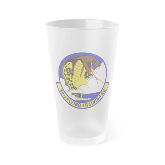 39th Flying Training Squadron (U.S. Air Force) Frosted Pint Glass 16oz-16oz-Frosted-Go Mug Yourself