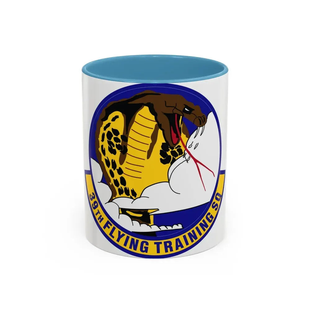 39th Flying Training Squadron (U.S. Air Force) Accent Coffee Mug 11oz Light Blue - Go Mug Yourself