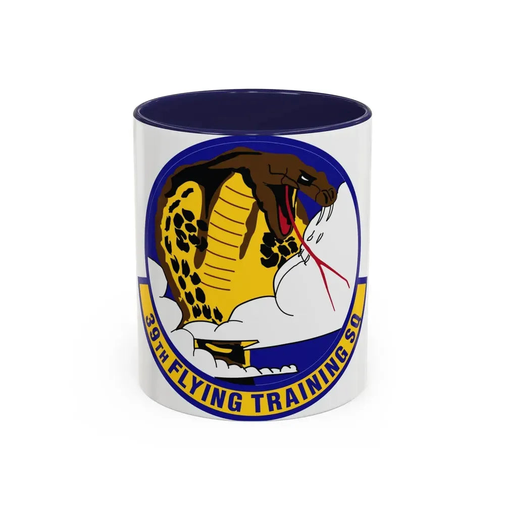 39th Flying Training Squadron (U.S. Air Force) Accent Coffee Mug 11oz Navy - Go Mug Yourself