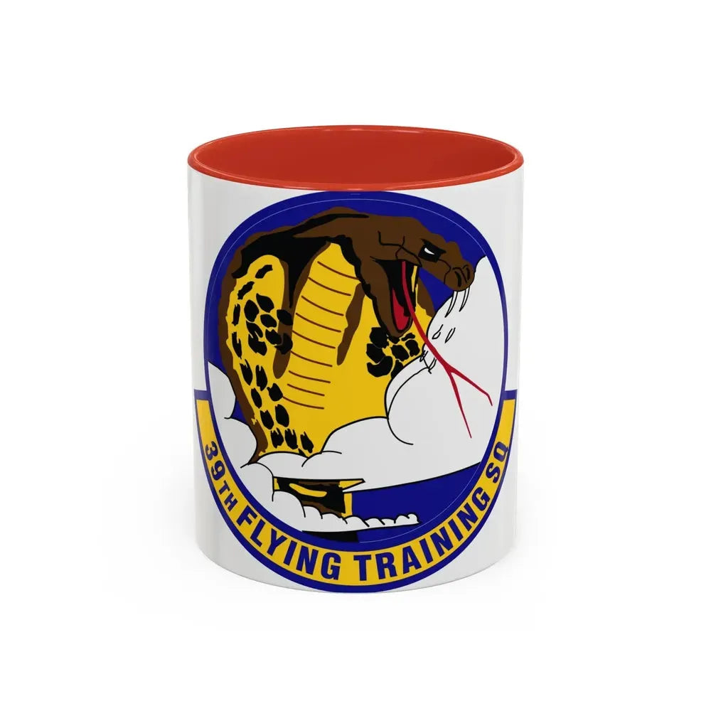 39th Flying Training Squadron (U.S. Air Force) Accent Coffee Mug 11oz Red - Go Mug Yourself