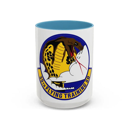 39th Flying Training Squadron (U.S. Air Force) Accent Coffee Mug 15oz Light Blue - Go Mug Yourself