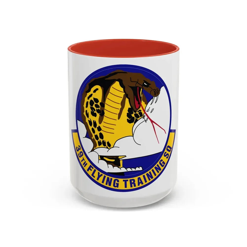 39th Flying Training Squadron (U.S. Air Force) Accent Coffee Mug 15oz Red - Go Mug Yourself