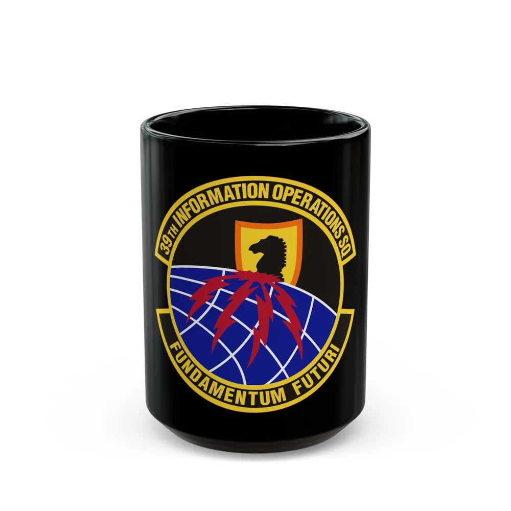 39th Information Operations Squadron (U.S. Air Force) Black Coffee Mug-15oz-Go Mug Yourself