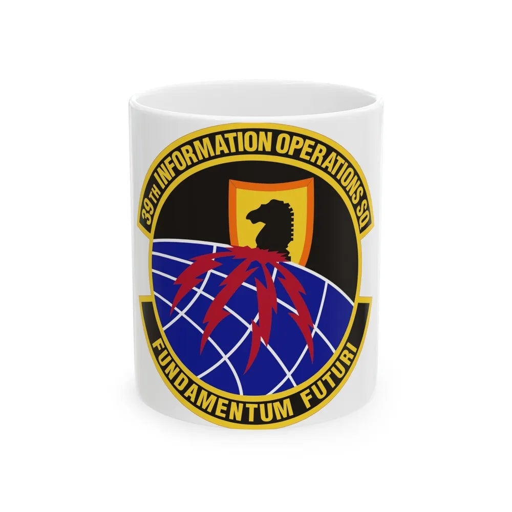 39th Information Operations Squadron (U.S. Air Force) White Coffee Mug-11oz-Go Mug Yourself