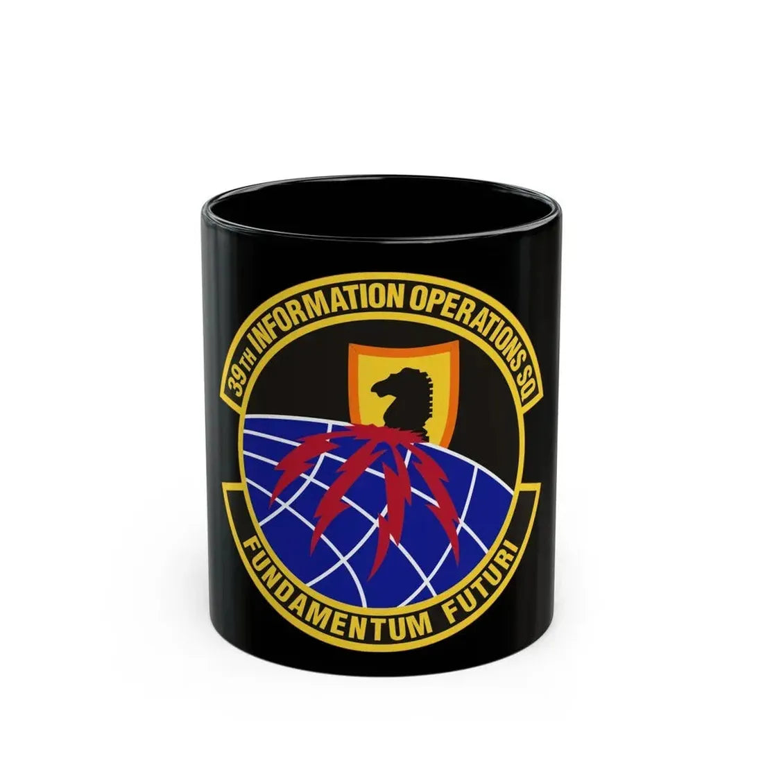 39th Information Operations Squadron (U.S. Air Force) Black Coffee Mug 11oz - Go Mug Yourself