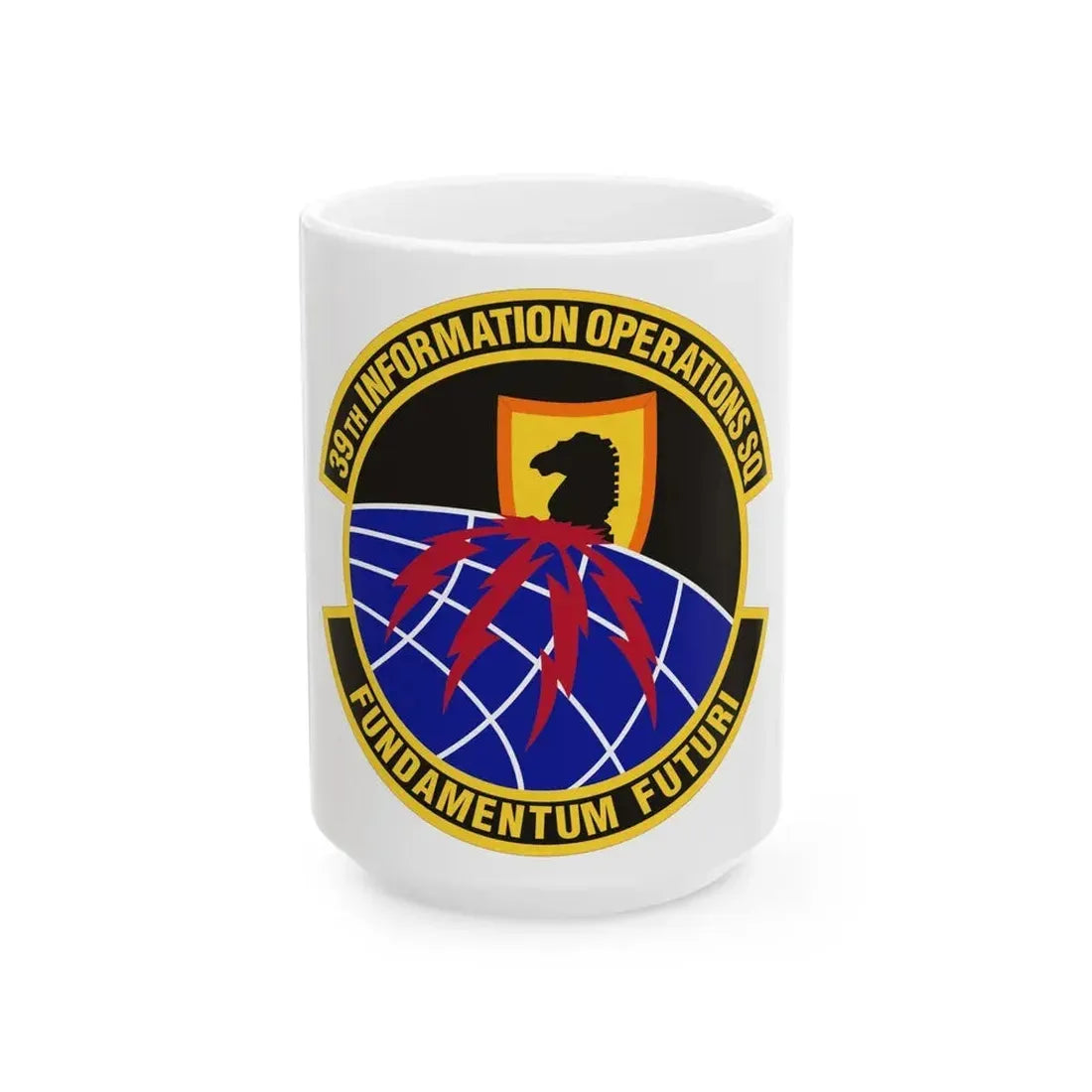 39th Information Operations Squadron (U.S. Air Force) White Coffee Mug 15oz - Go Mug Yourself