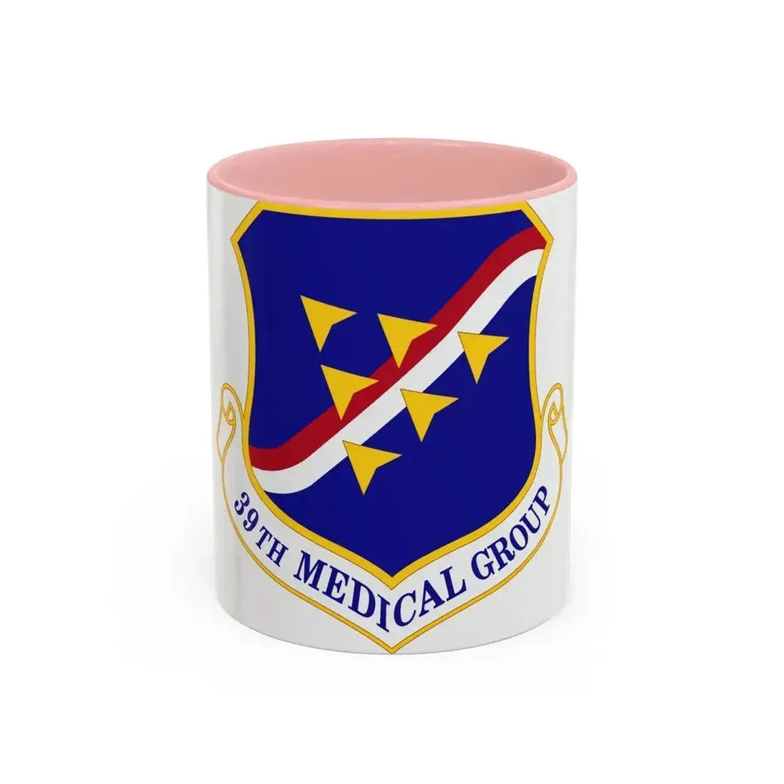 39th Medical Group (U.S. Air Force) Accent Coffee Mug 11oz Pink - Go Mug Yourself