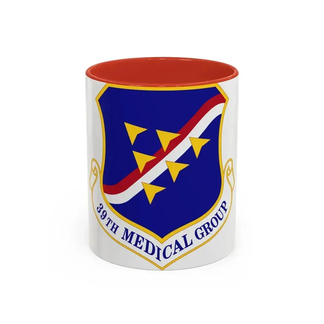 39th Medical Group (U.S. Air Force) Accent Coffee Mug 11oz Red - Go Mug Yourself