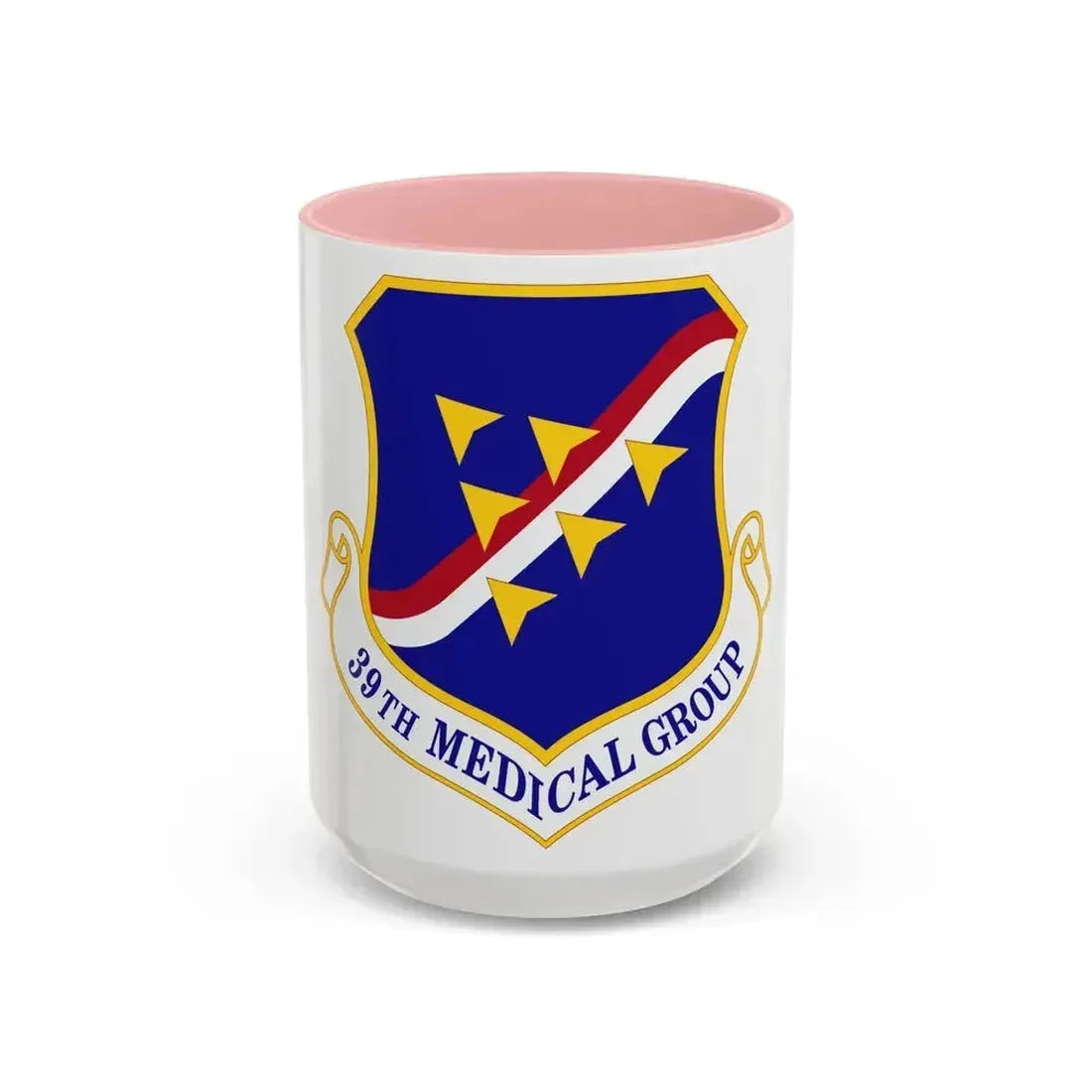 39th Medical Group (U.S. Air Force) Accent Coffee Mug 15oz Pink - Go Mug Yourself