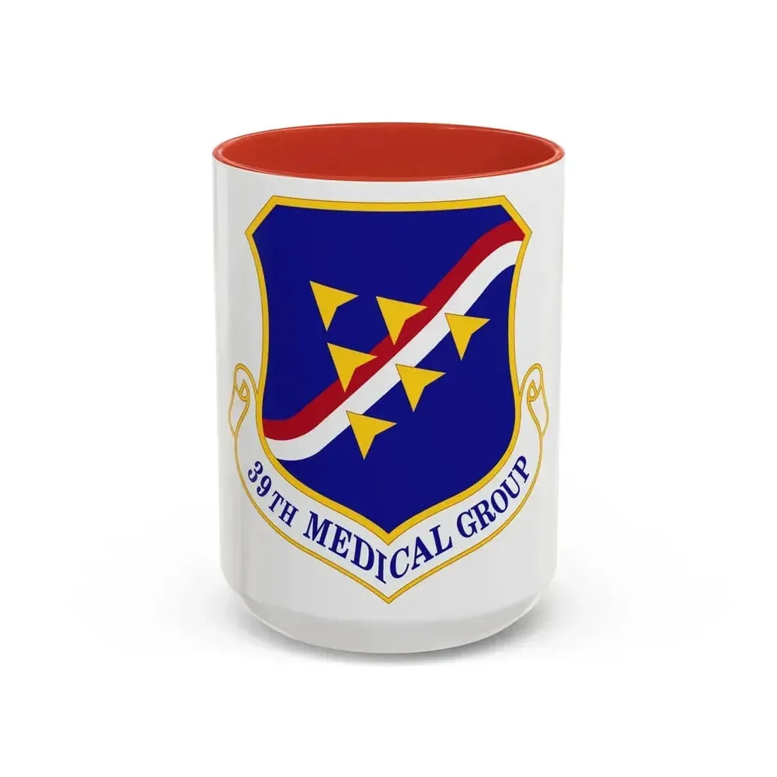 39th Medical Group (U.S. Air Force) Accent Coffee Mug 15oz Red - Go Mug Yourself