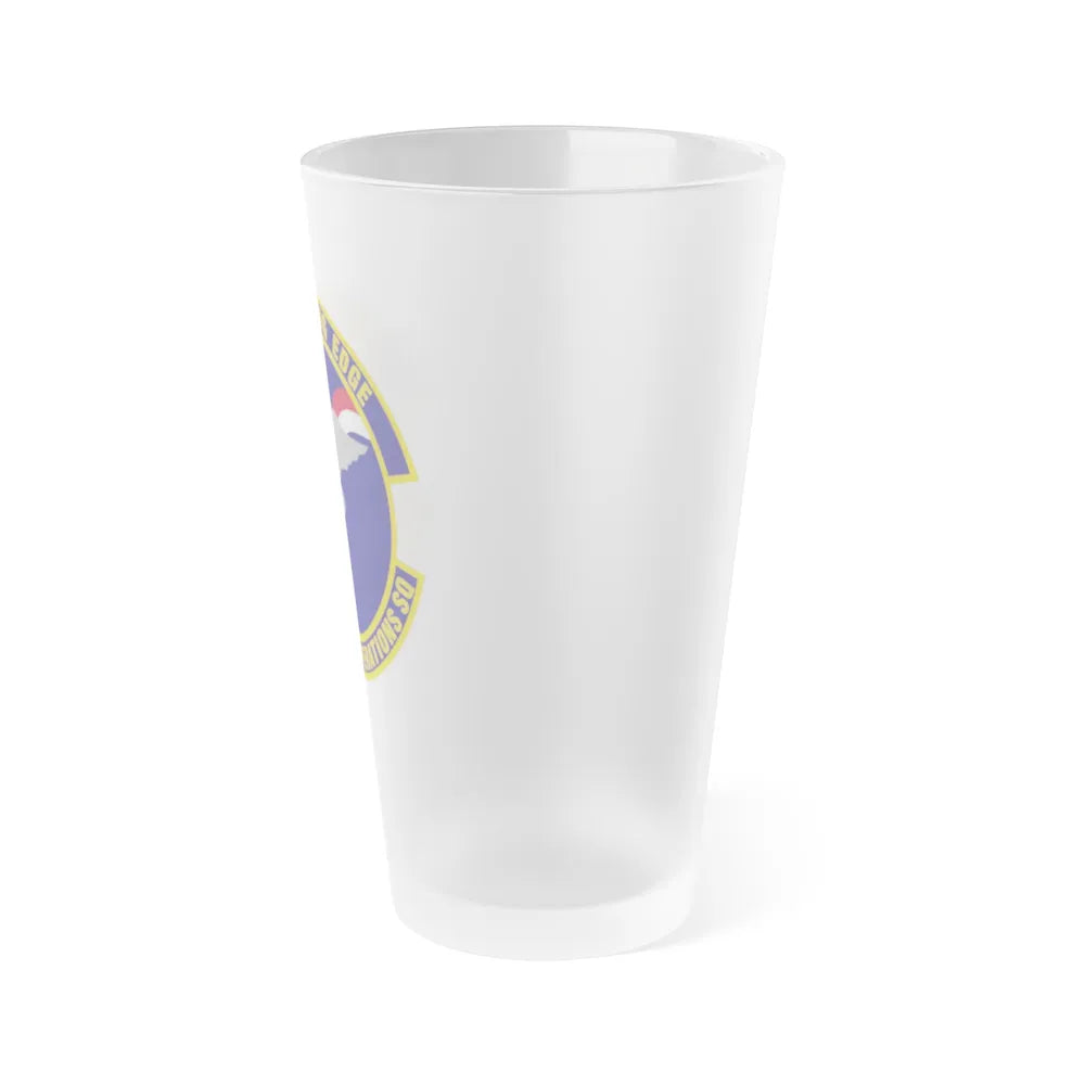 39th Medical Operations Squadron (U.S. Air Force) Frosted Pint Glass 16oz-Go Mug Yourself