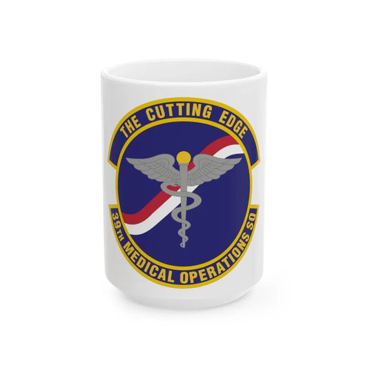 39th Medical Operations Squadron (U.S. Air Force) White Coffee Mug-15oz-Go Mug Yourself