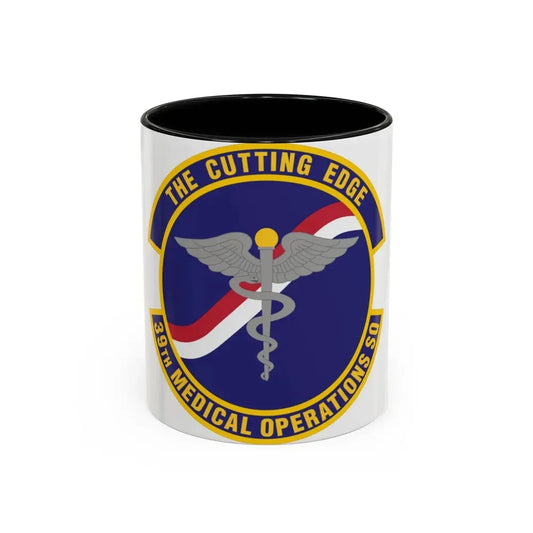 39th Medical Operations Squadron (U.S. Air Force) Accent Coffee Mug 11oz Black - Go Mug Yourself