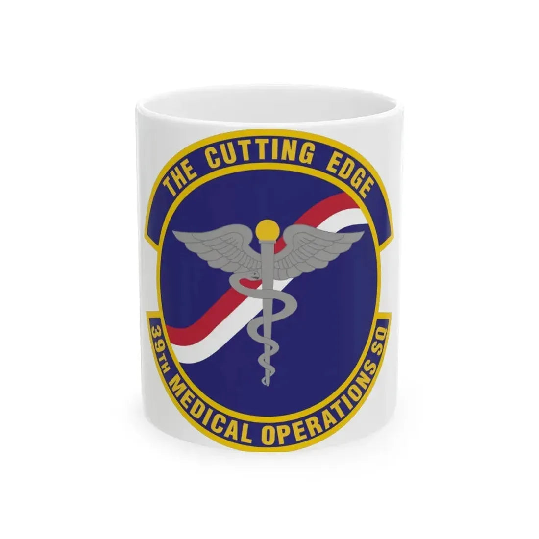 39th Medical Operations Squadron (U.S. Air Force) White Coffee Mug 11oz - Go Mug Yourself