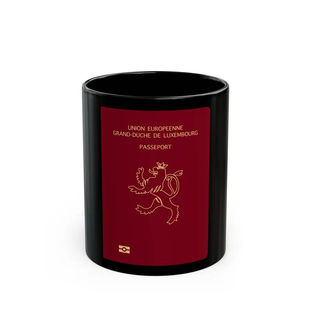 Luxembourg Passport - Black Coffee Mug-11oz-Go Mug Yourself