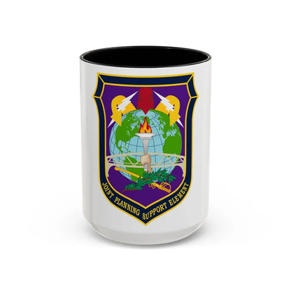 Joint Planning Support (U.S. Army) Accent Coffee Mug-15oz-Black-Go Mug Yourself