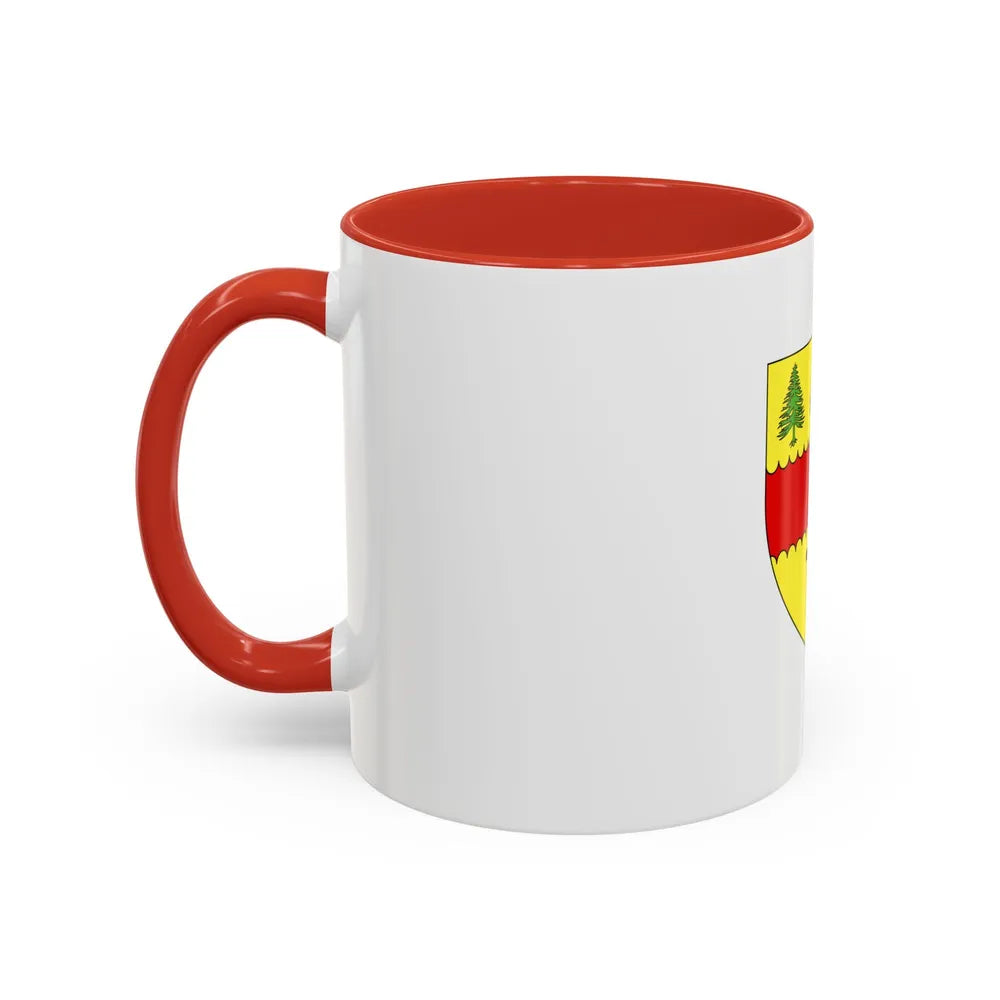 Flag of Chibougamau Canada - Accent Coffee Mug-Go Mug Yourself