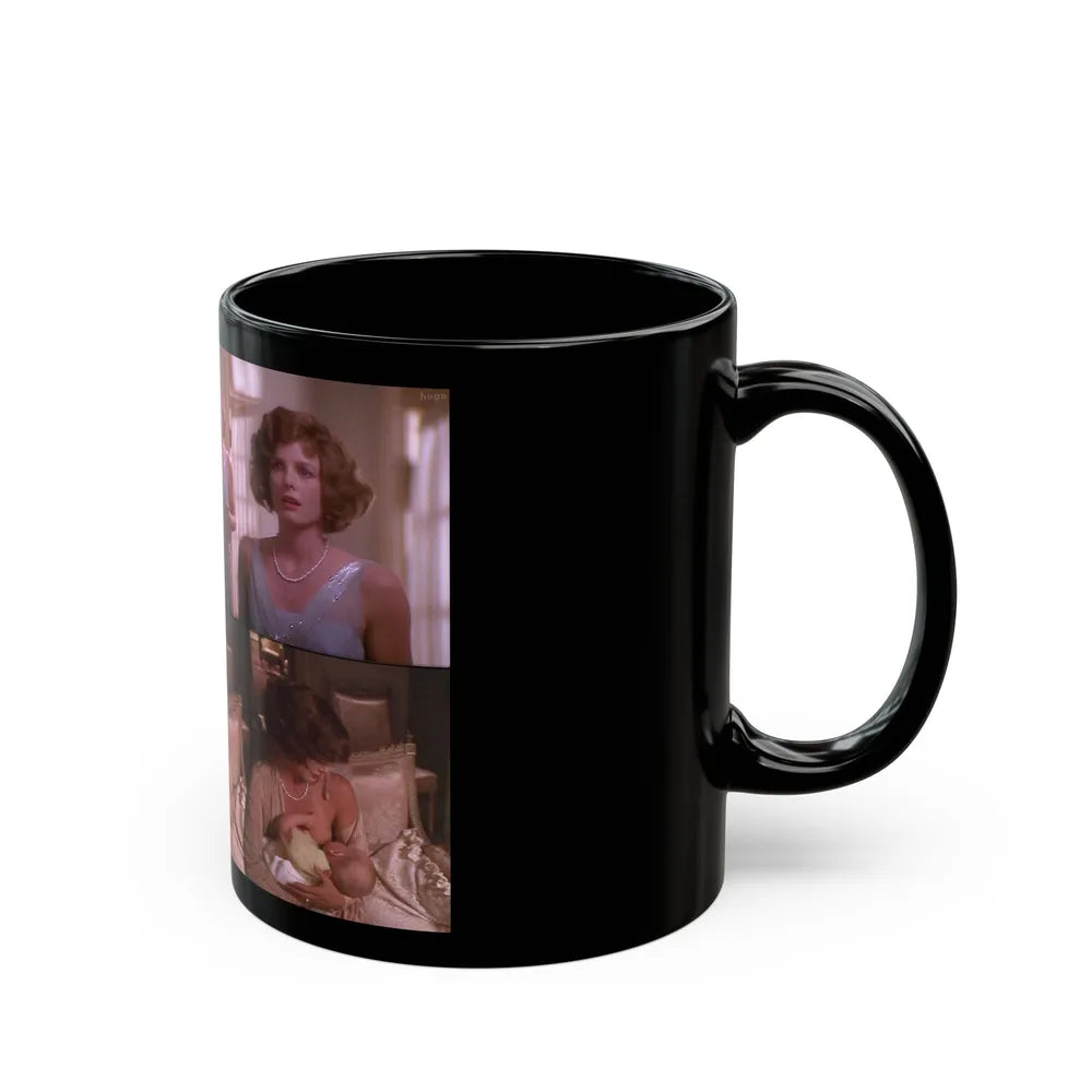 Katharine Ross #28 - (Vintage Female Icon) Black Coffee Mug-Go Mug Yourself