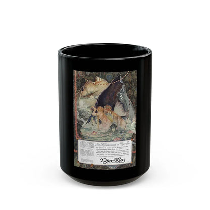 Djer-Kiss ad, Ladies' Home Journal, October 1918 - Black Coffee Mug-15oz-Go Mug Yourself