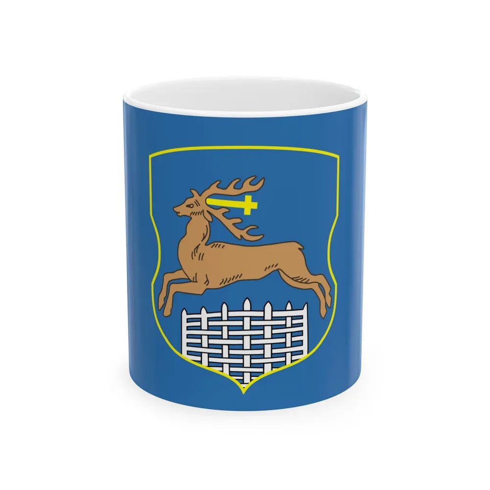 Flag of Hrodna Horadnia Grodno Russia - White Coffee Mug-11oz-Go Mug Yourself