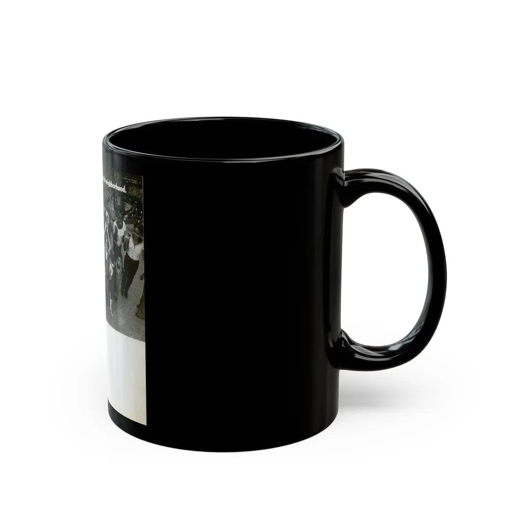 Santana 1974 II (Music Poster) Black Coffee Mug-Go Mug Yourself