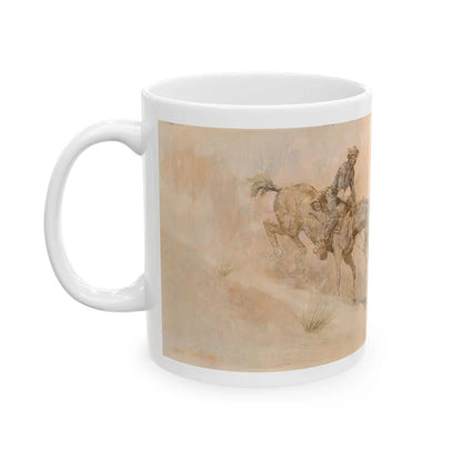 Forty Miles a Day - White Coffee Mug-Go Mug Yourself