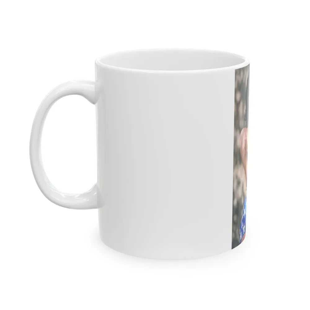 Lynda Carter #263 (Vintage Female Icon) White Coffee Mug-Go Mug Yourself