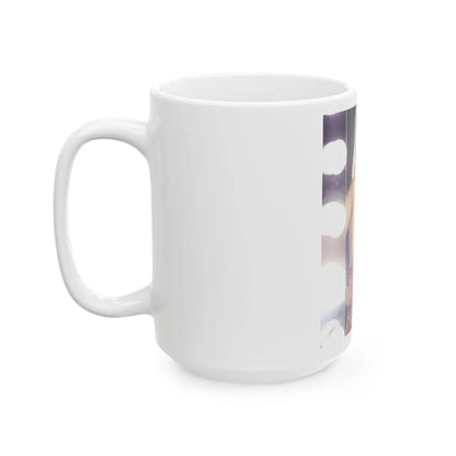 Linda Blair #262 - Partially Topless (Vintage Female Icon) White Coffee Mug-Go Mug Yourself