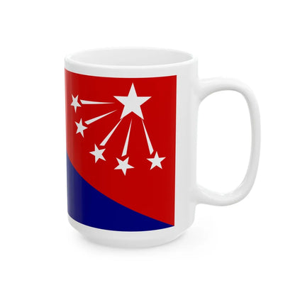 Flag of Central Province Papa New Guinea - White Coffee Mug-Go Mug Yourself