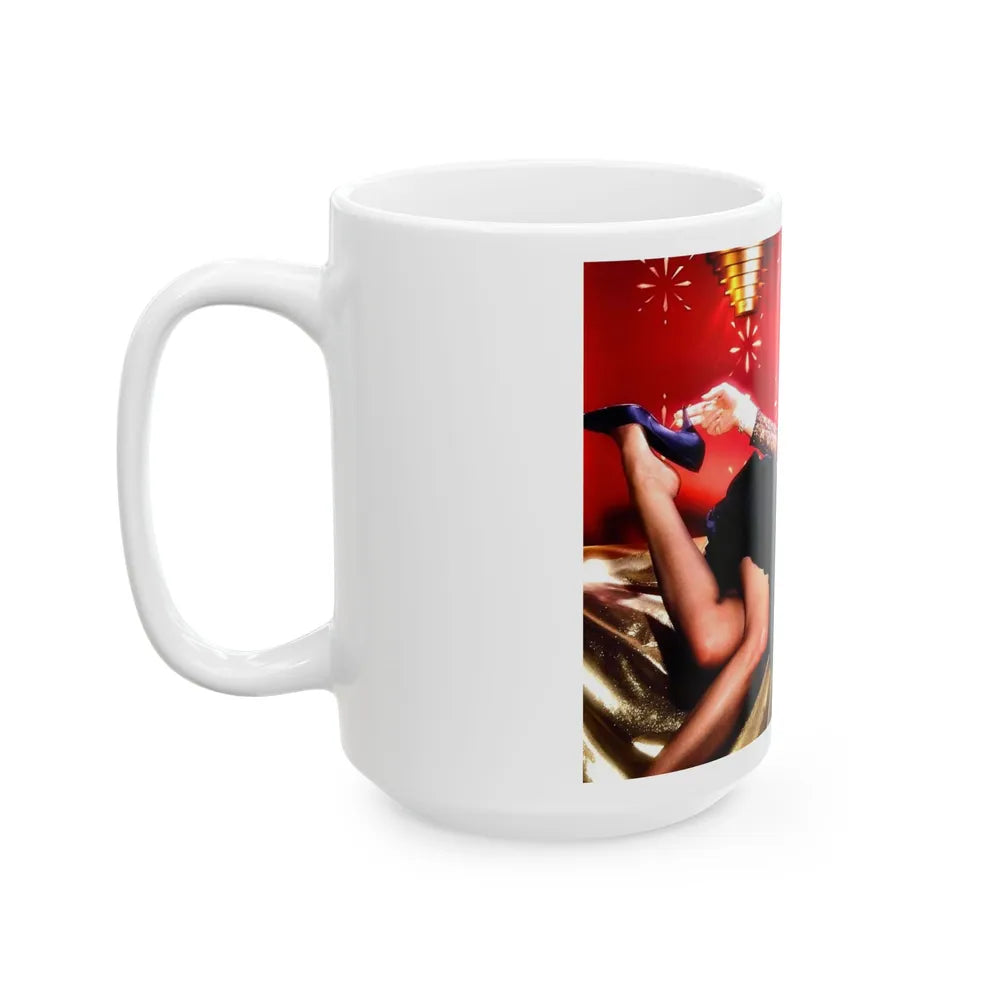 Jill St. John #161 (Vintage Female Icon) White Coffee Mug-Go Mug Yourself