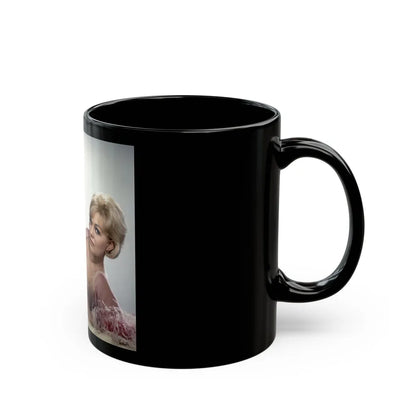 Kim Novak #330 (Vintage Female Icon) Black Coffee Mug-Go Mug Yourself