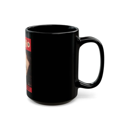 Faith Domergue #10 - Mag. Cover (Vintage Female Icon) Black Coffee Mug-Go Mug Yourself